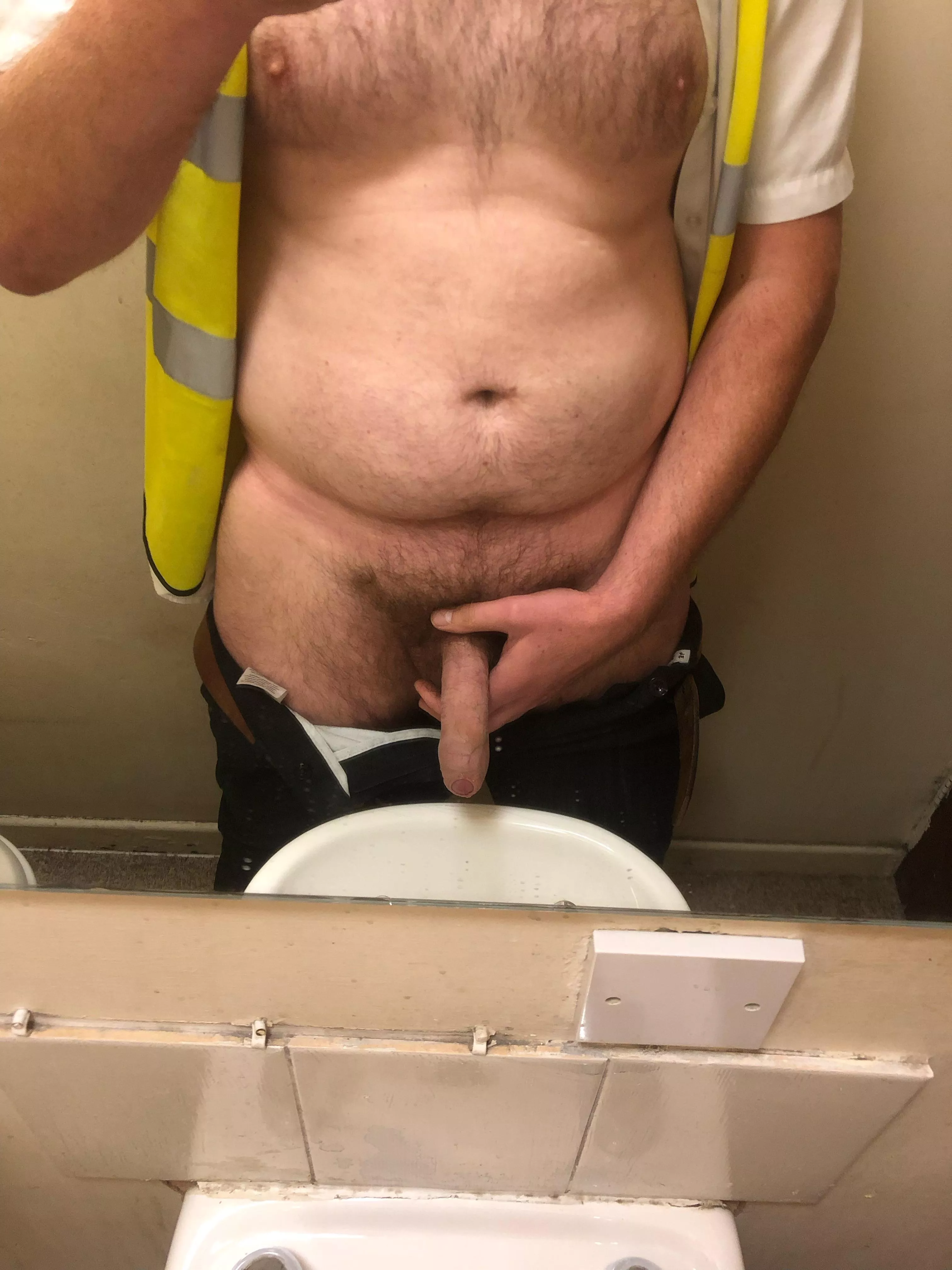 Nearly nude mirror selfie posted by furrow20