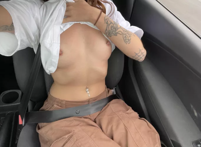 Never wear a bra these days, I don’t really fill them out [F] 21 by SwordSwallower-