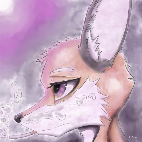 Purple Smoke by RaccoonYew