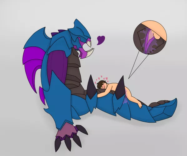 Rek'Sai loves her little human. (babaringa) by tehferretgamer