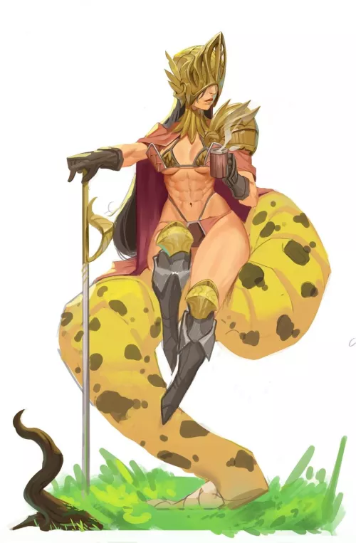 Snake Knight [Original] by Kai0704