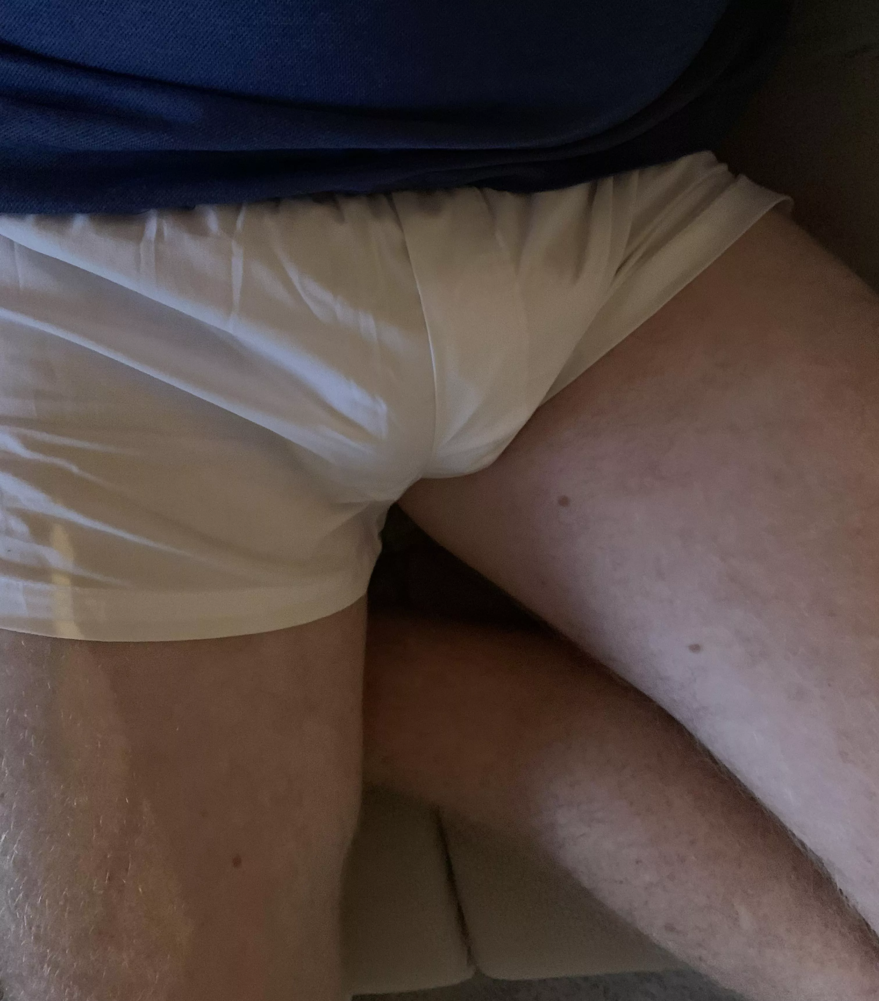 Tight white shorts posted by Vast_Turnip7145