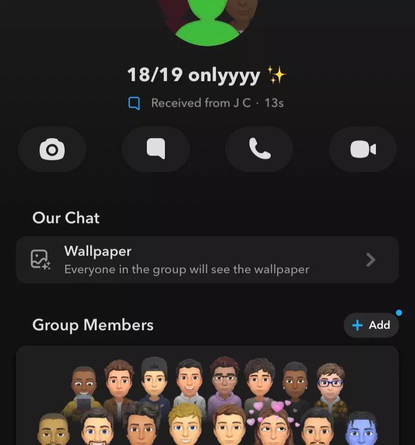 18/19 year olds ONLY group chat. Read my profile bio to be added. posted by lrir