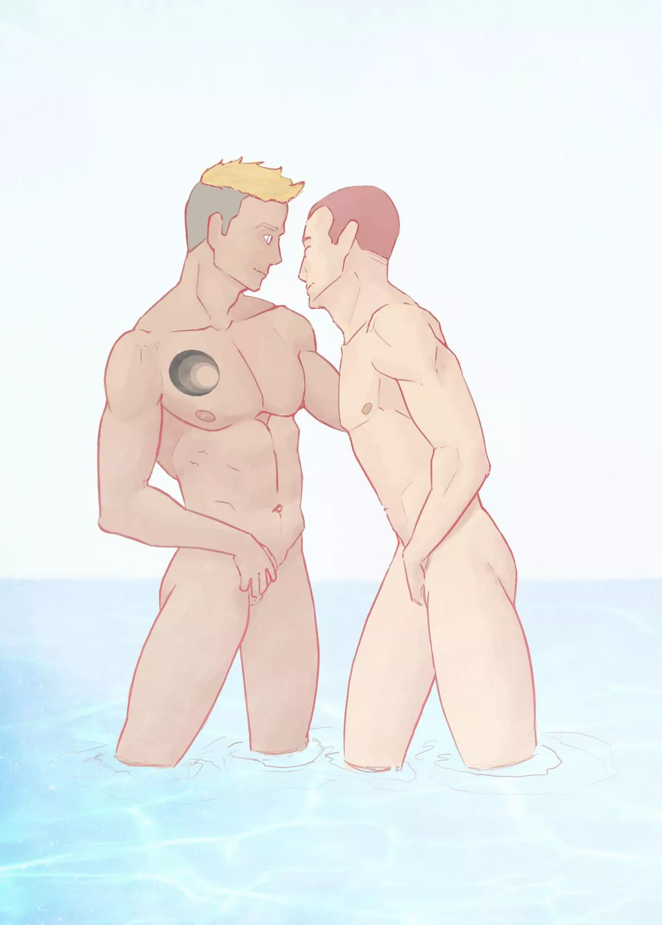 Alone in a steamy pool posted by Almostawardguy