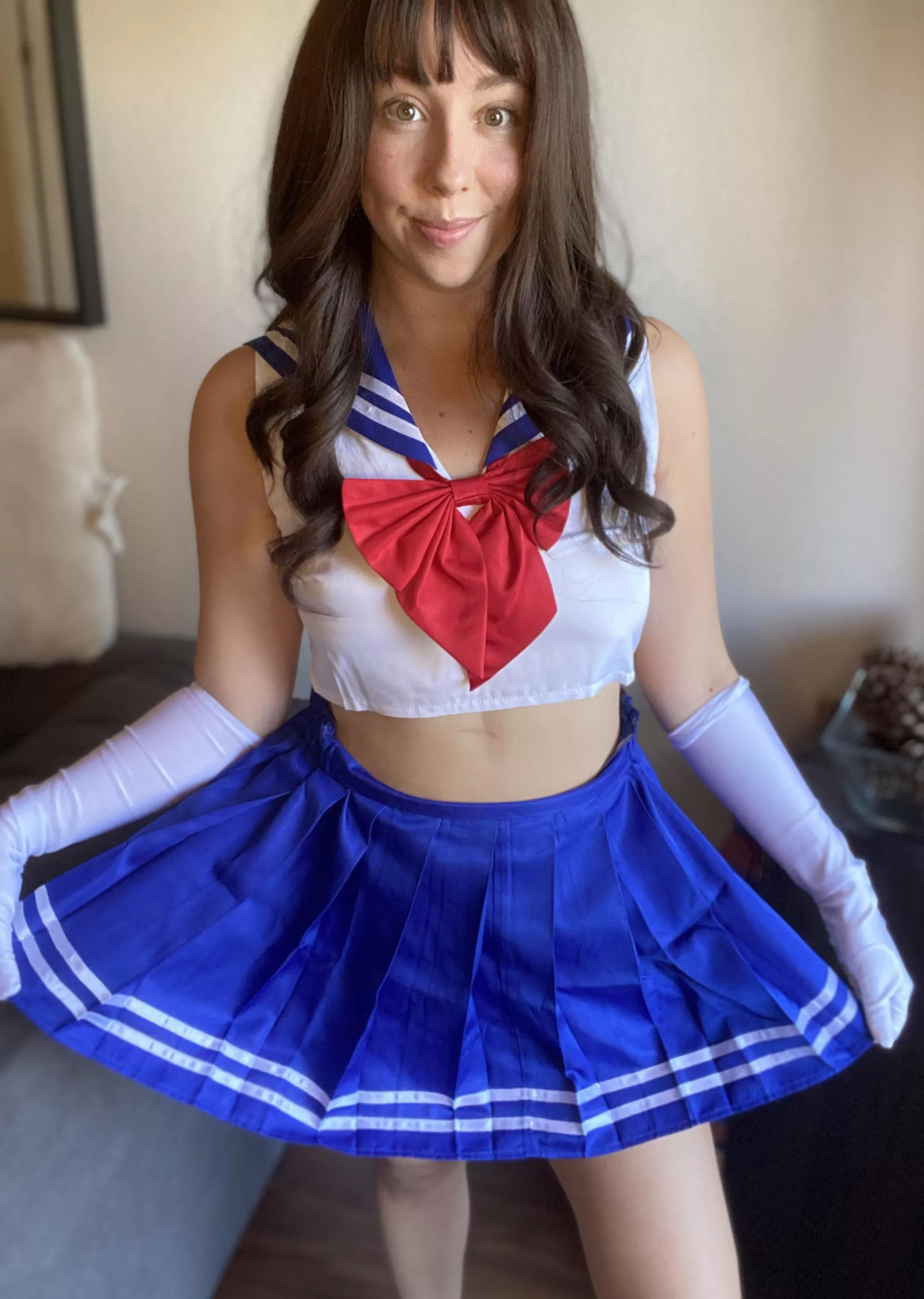 [F]inally got my new Sailor Moon costume! I am having too much fun with this lol posted by desireedalton