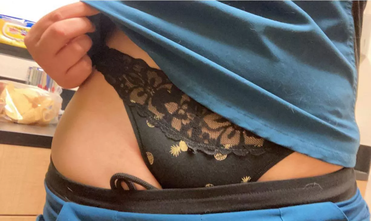 Happy Tuesday from my break room, let’s hope no one catches me (f) posted by naughty_miss_