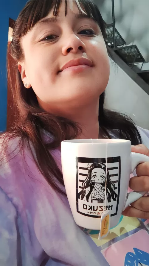 Have a nice day ❤️ I'm drinking coffee in my favorite cup by Goodesssoffia