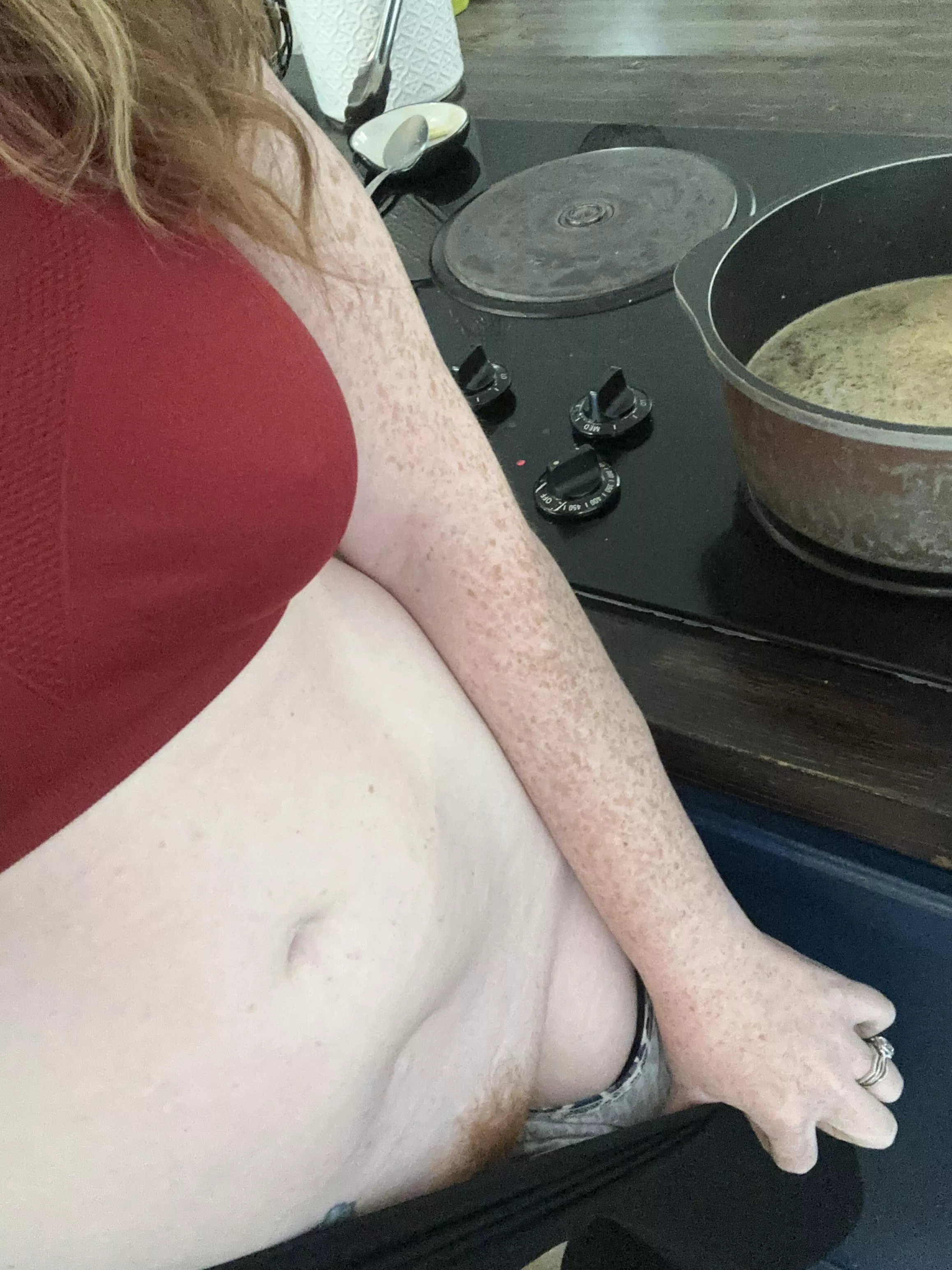 I brought you some homemade soup, and a soft tummy to make you feel better. [IMG] posted by littleredrideswolf