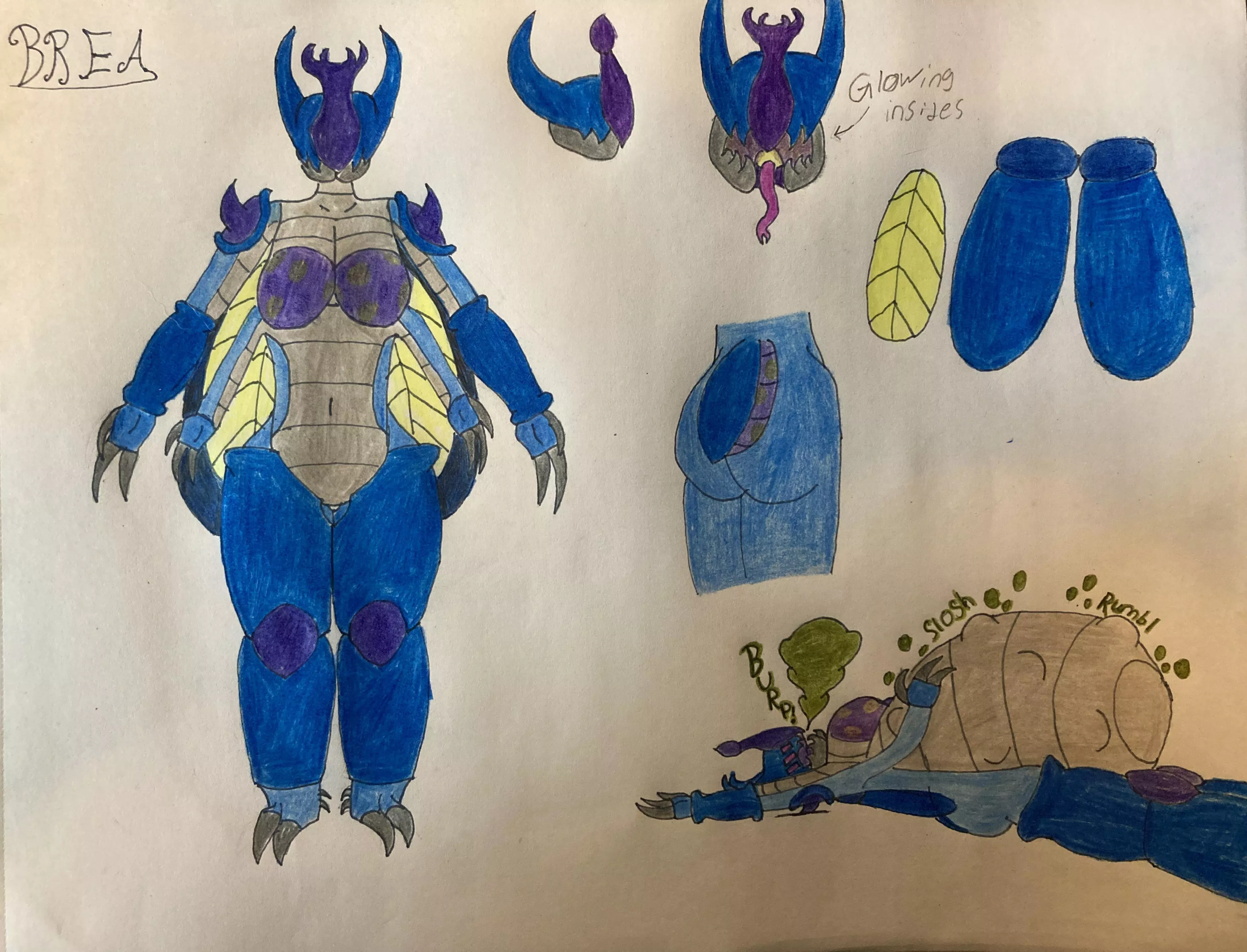 {image} meet Brea, The Alien beetle! (OC) posted by YourBoyKnox