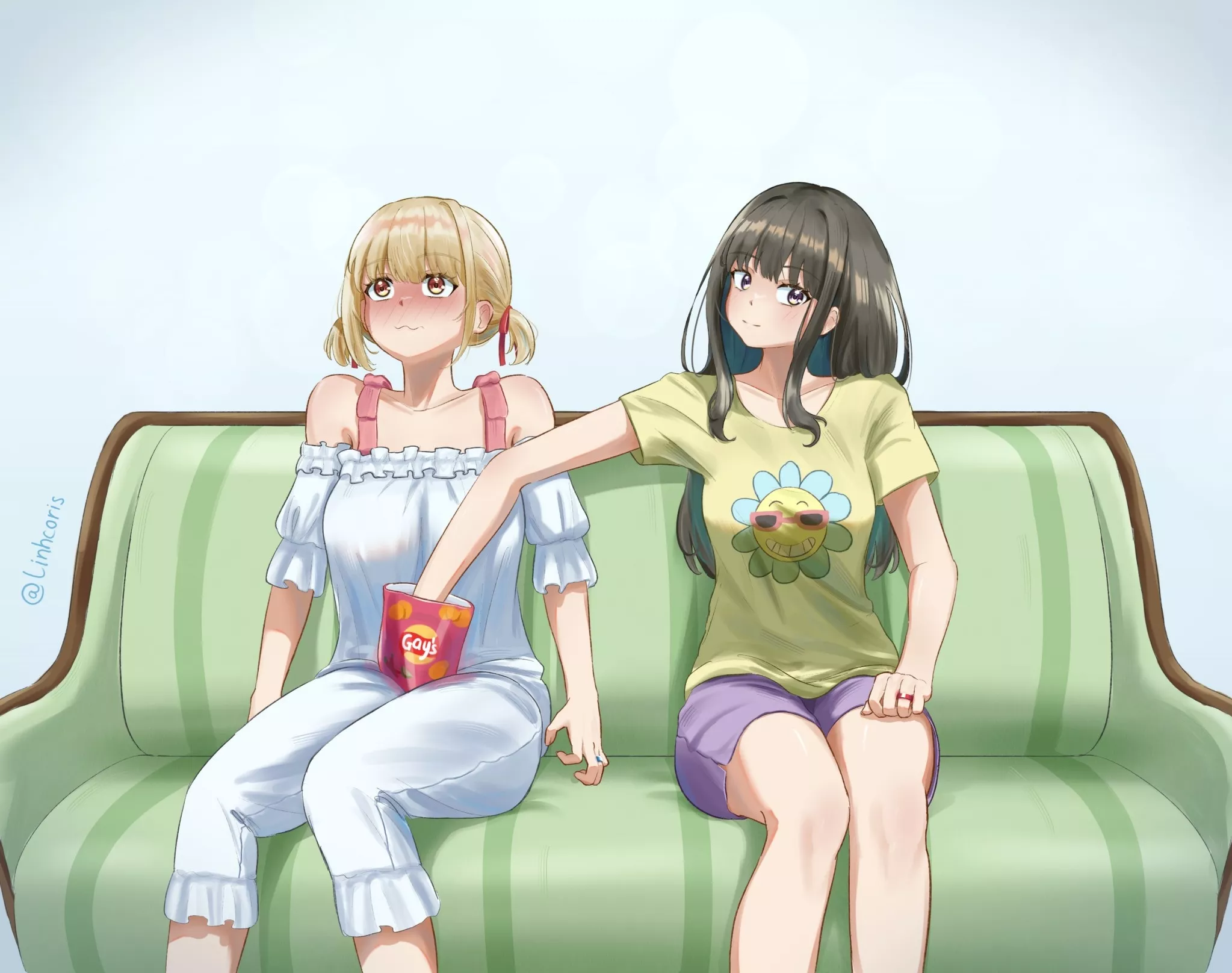 Reaching for the last chips (By Linh) [Lycoris Recoil] posted by queshu22