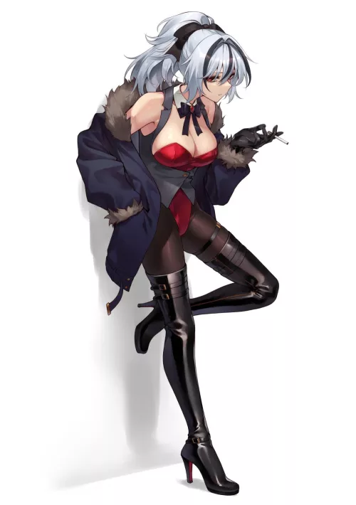 Smokin Bunny Girl by CheetahSperm18