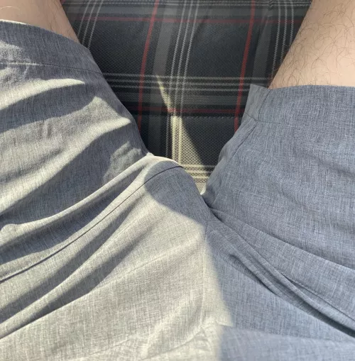 Softie bulge while running some errands by EntireConsequence5