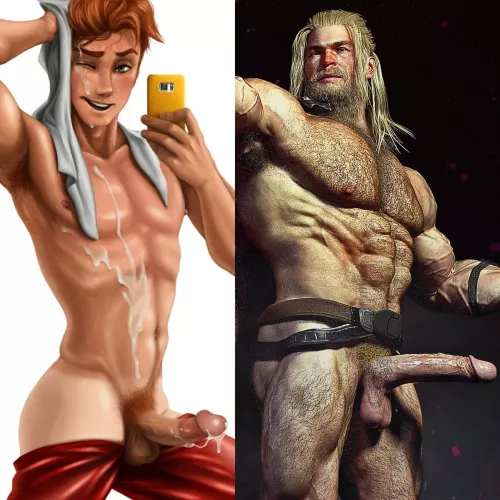 THOR VS FLASH first to cum loses! who wins? reply or pm who you think wins and how it goes down. by cheelamulamoo