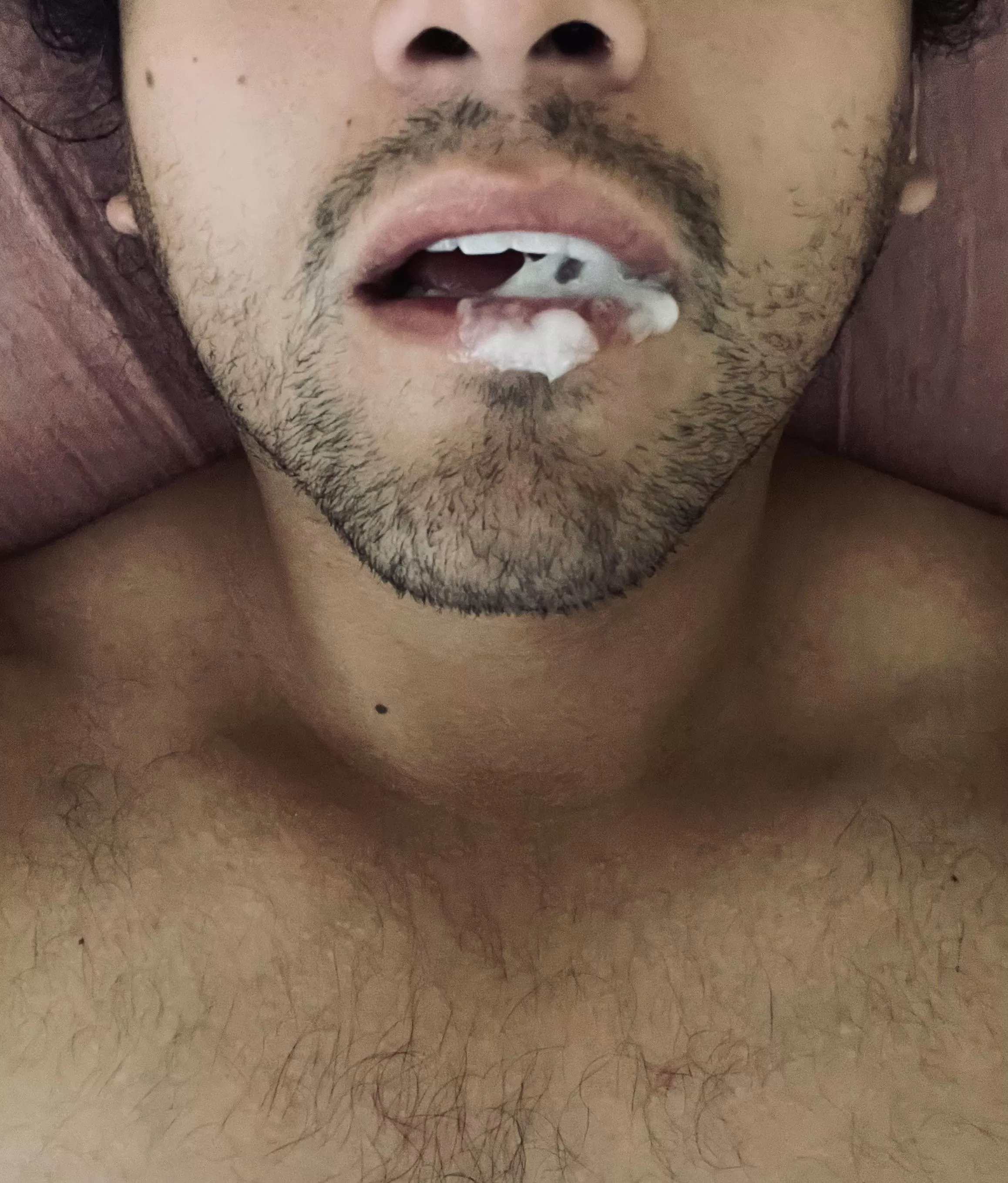 (29) roommate asked if I wanted to play truth or dare and this is the outcum 😩 who won? Me or him? posted by squeezingyou