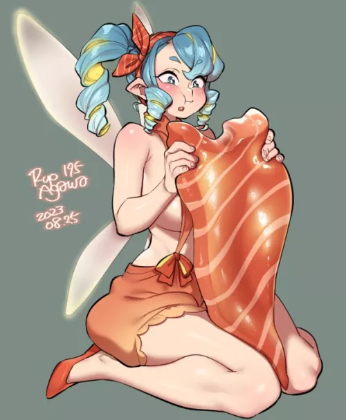 A well-fed Fairy by oscars_drysuit