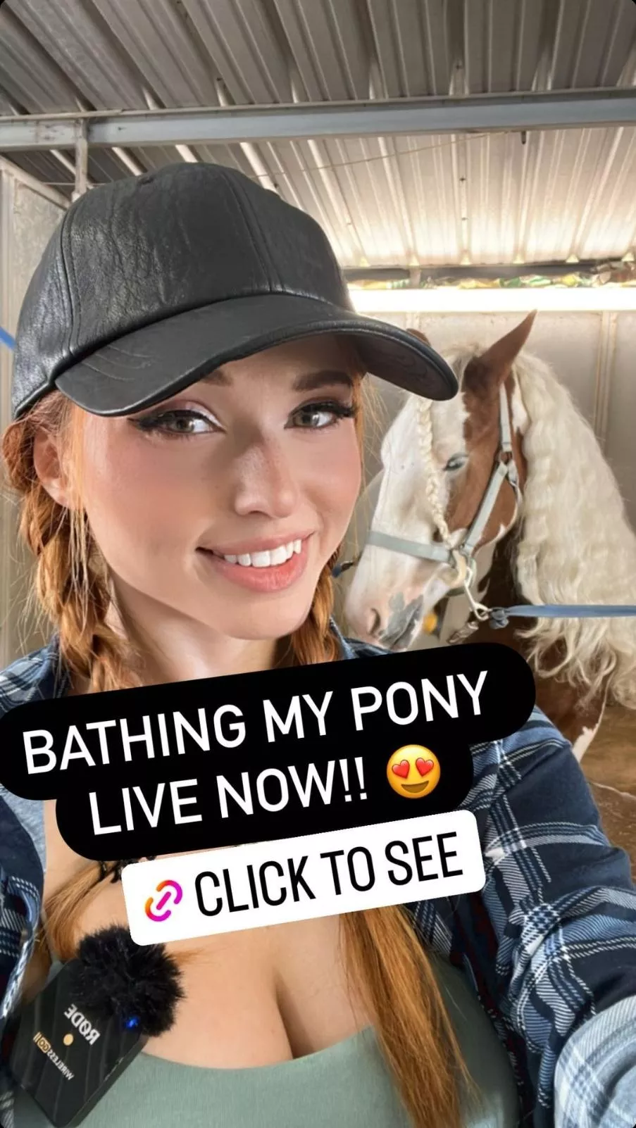 BATHING MY PONY! LIVE NOW ON TWITCH.TV/AMOURANTH posted by InfiltratorOmega