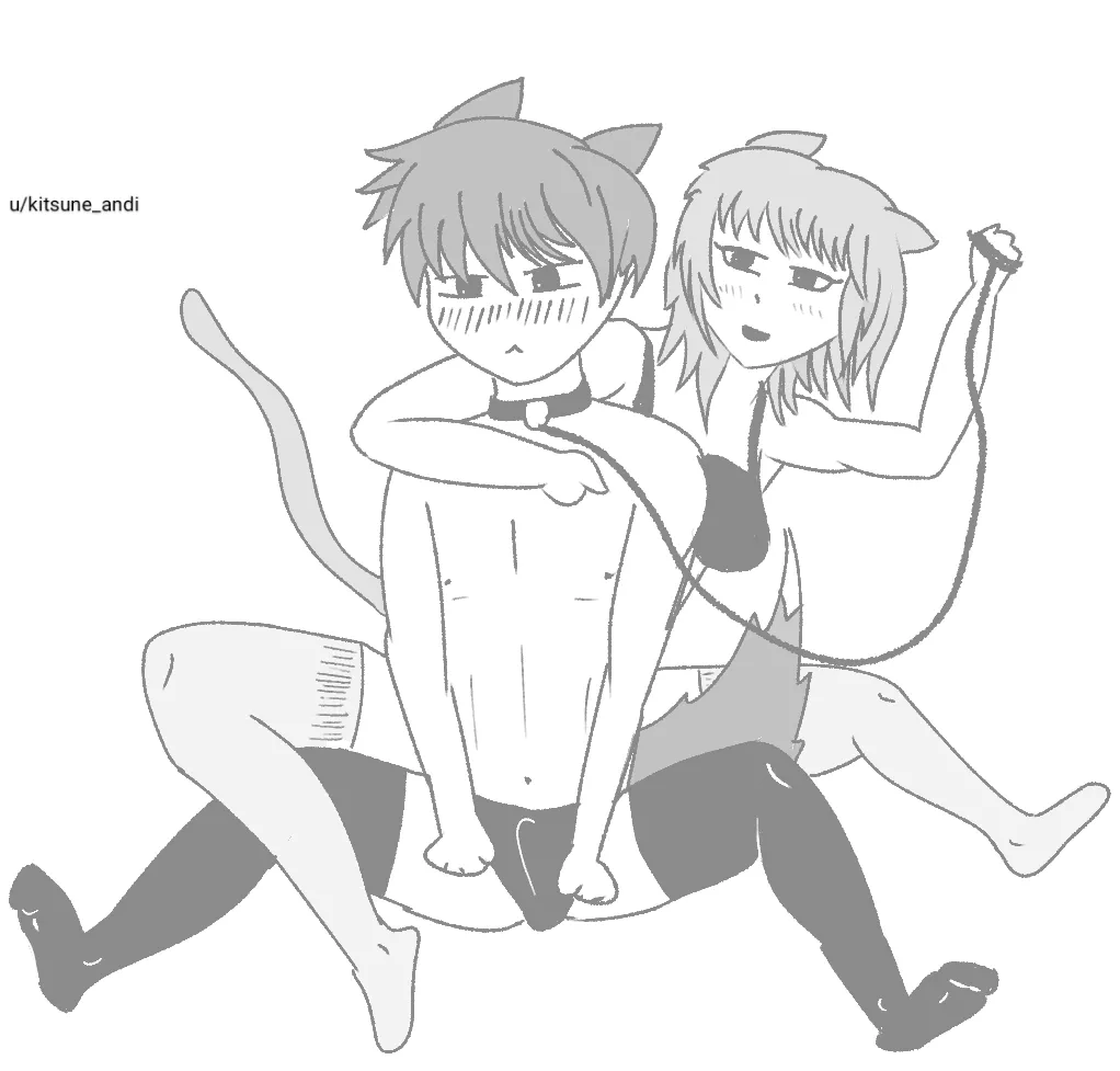 [OC] First time being collared <3 by kitsune_andi