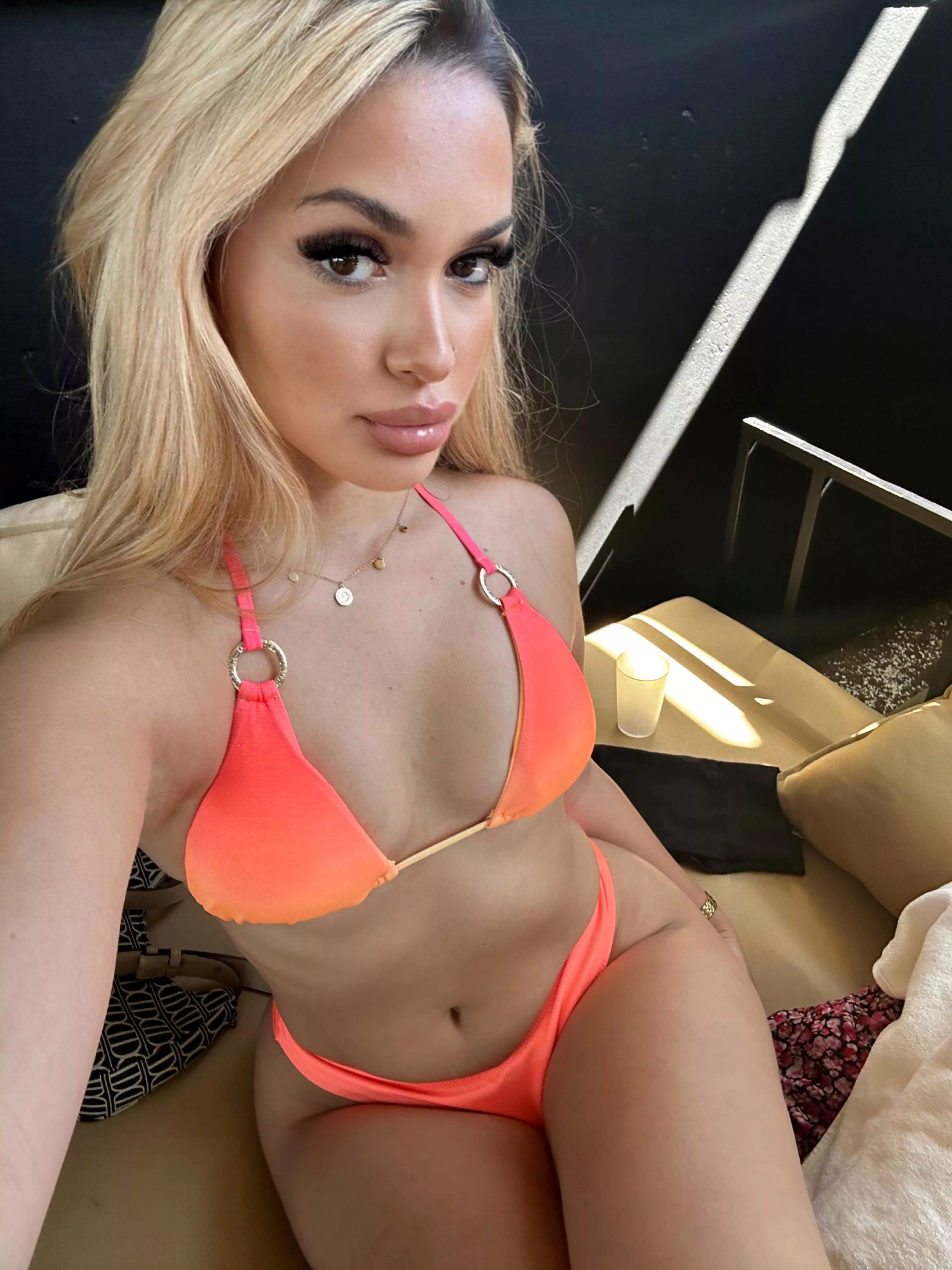 orange bikini posted by Inapassion