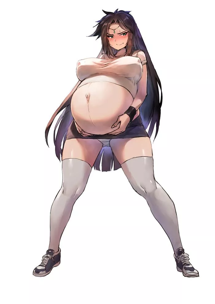 Short skirts go well with pregnant ladies [gao-lukchup] by Salt_Inspection_4717