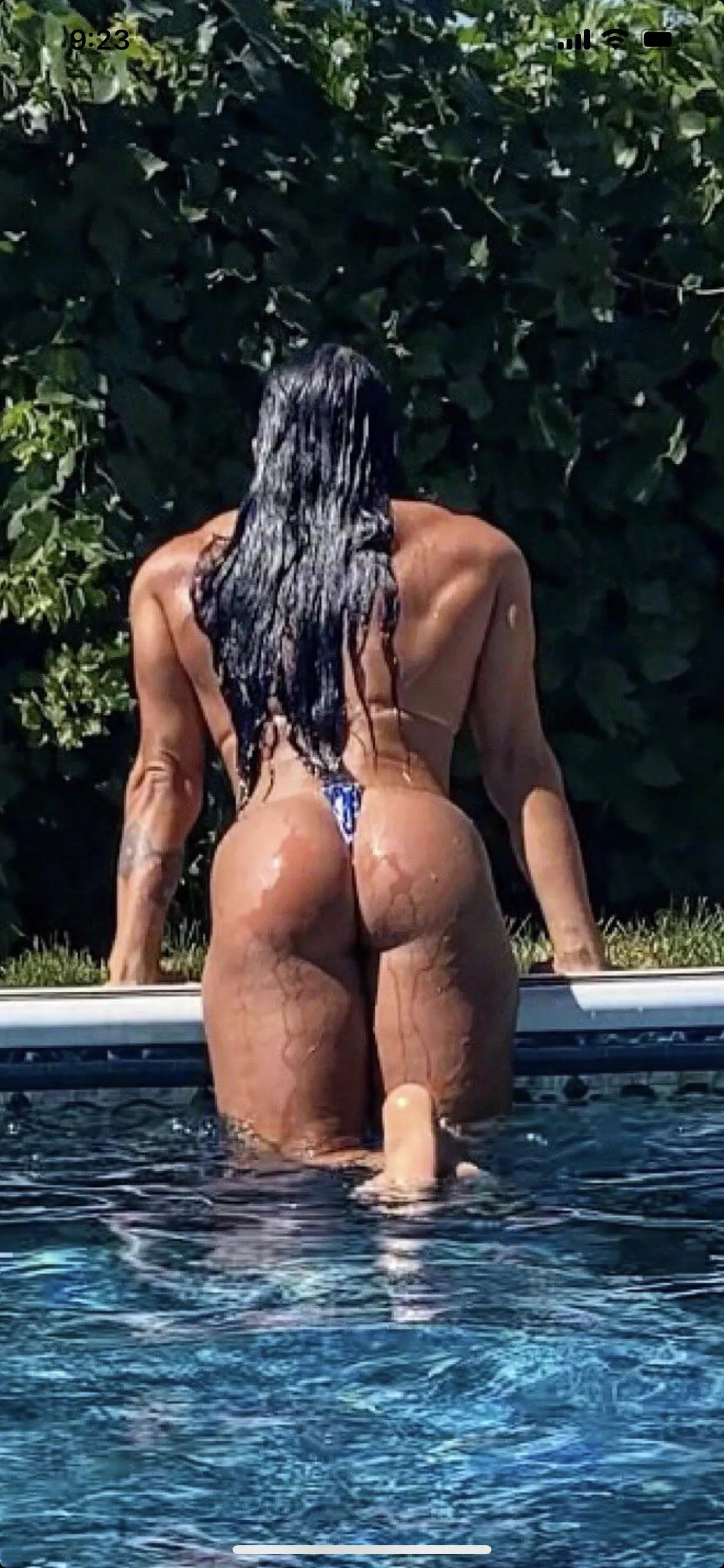 When the VS model goes and gets jacked posted by lexa_stahl