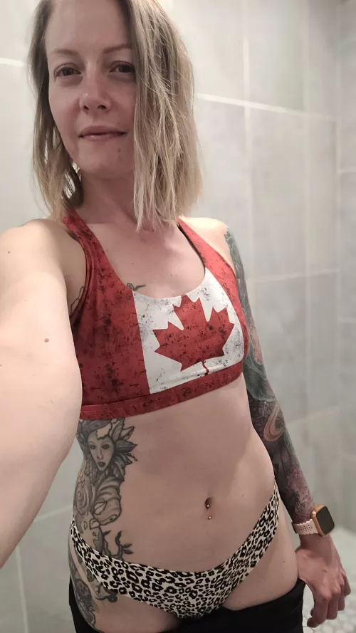 About to shower after my sweat session by summersparkle86