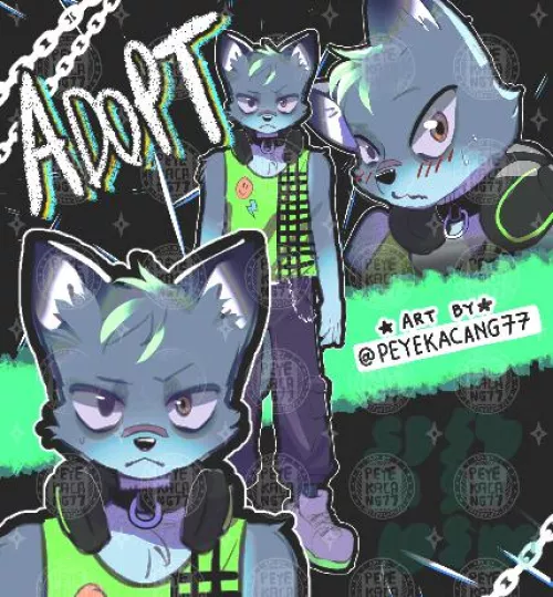 Adopt i made~ art by me by peyekacang77_