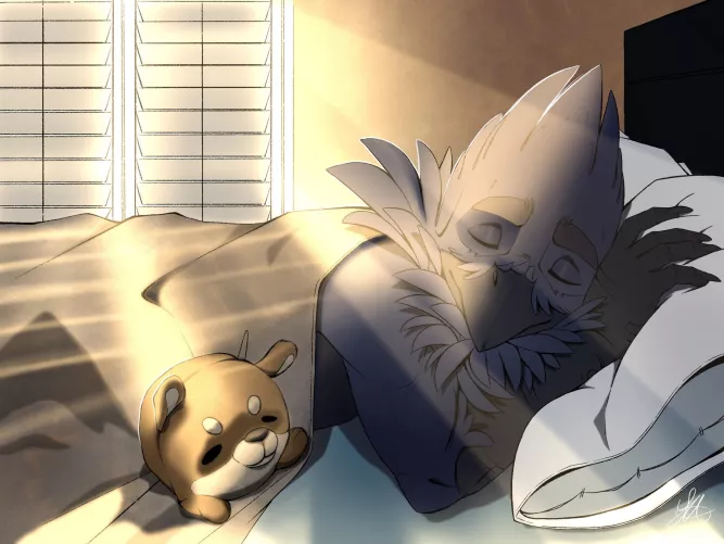 Eepy (art by disasterdraws) by squiplepuff