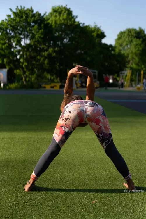 I actually do practice yoga by enjoywithmonica