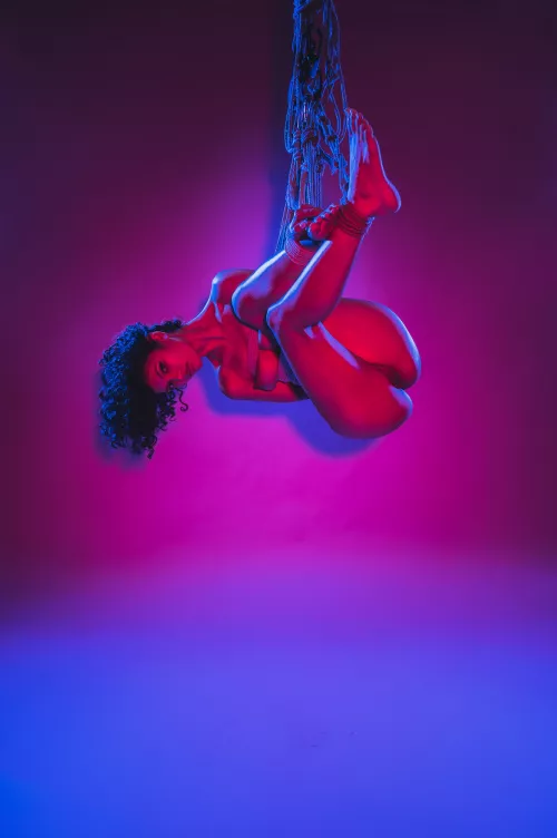 MissPeachXCream wants you to look - rope and photo by me (The Dark Arts) by CrushedVelvetX