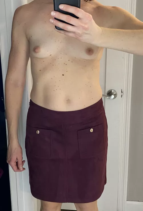 New to skirts and no shirt. Thank you! 43 yr old MILF. by fansforfitnessnw
