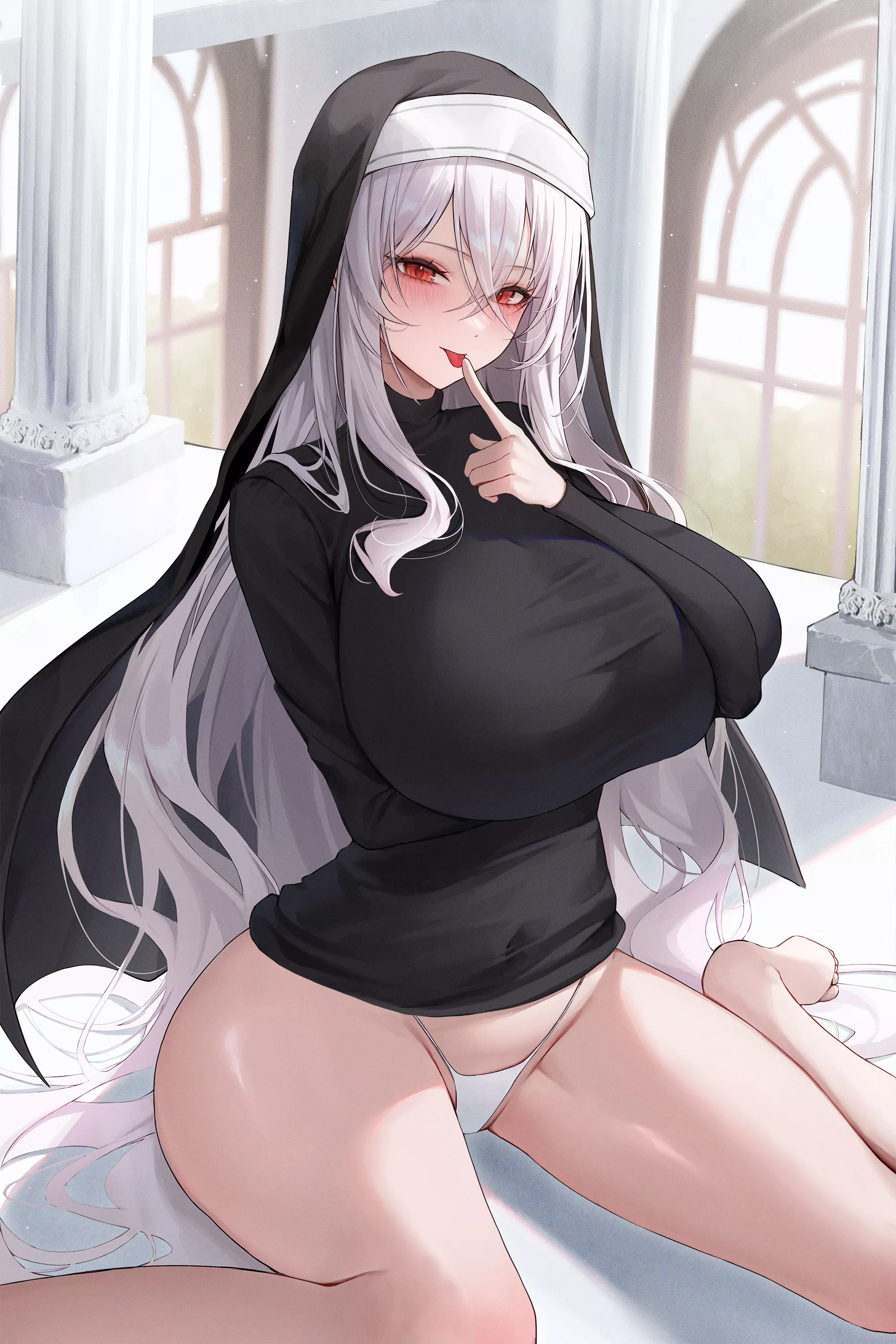 Silver-Haired Sister posted by CheetahSperm18