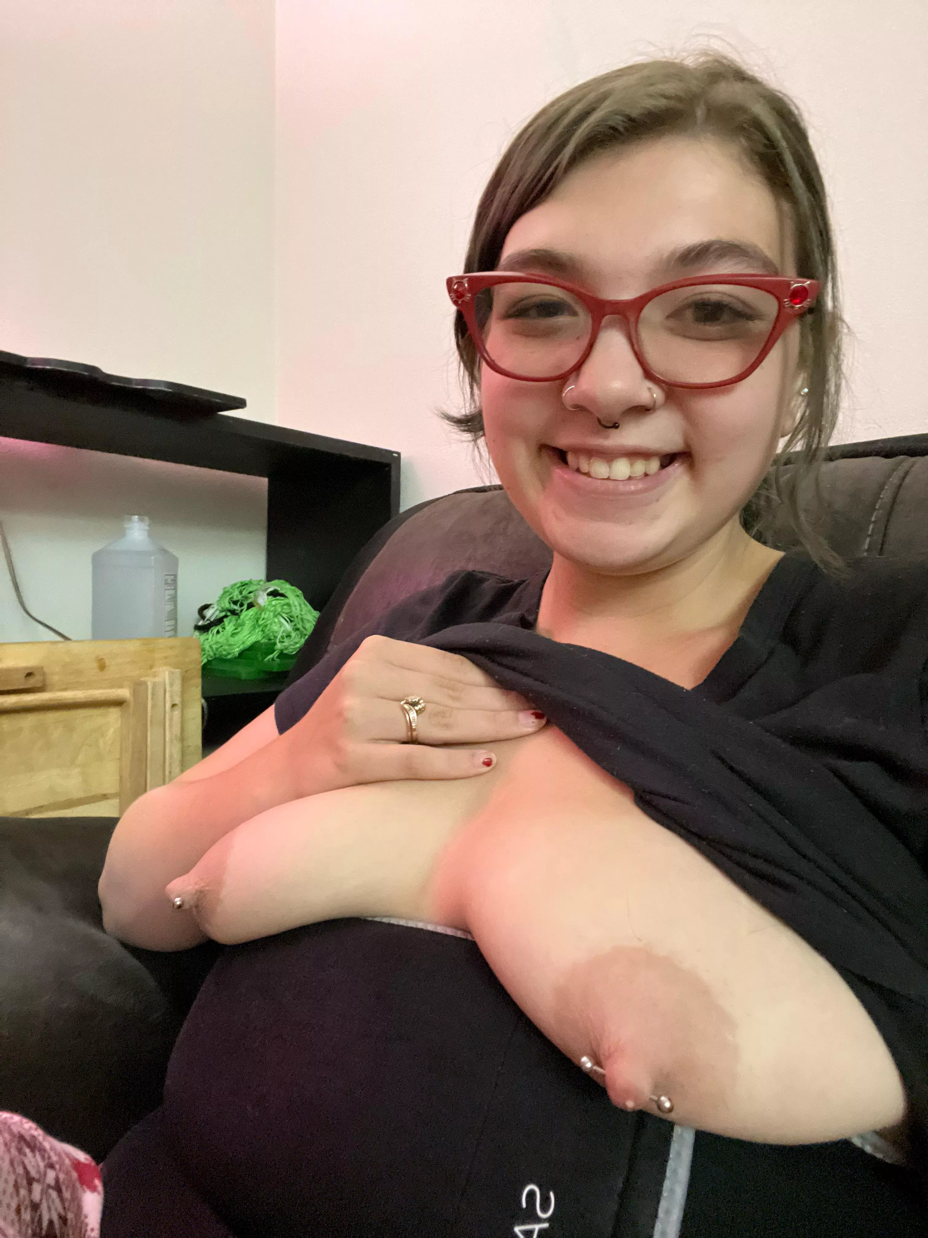 Take them into your mouth and have them come out longer posted by CrayCrayxRayRay