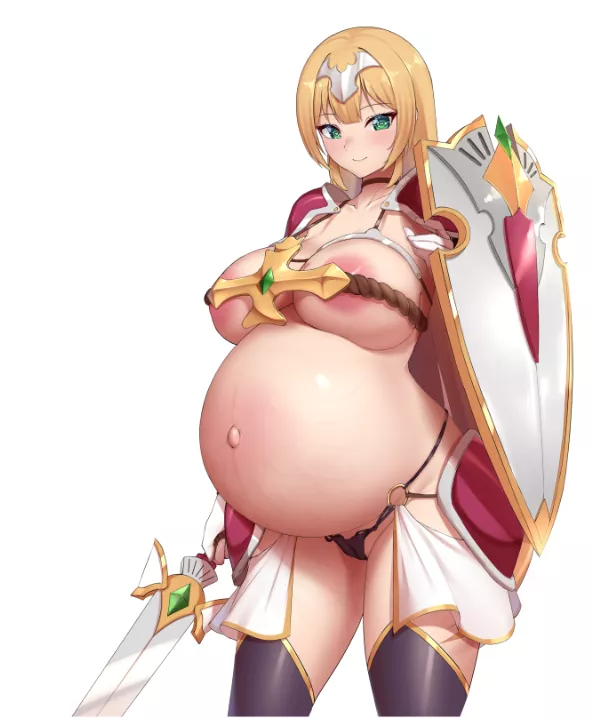 A pregnant knight by DryFollowing4690