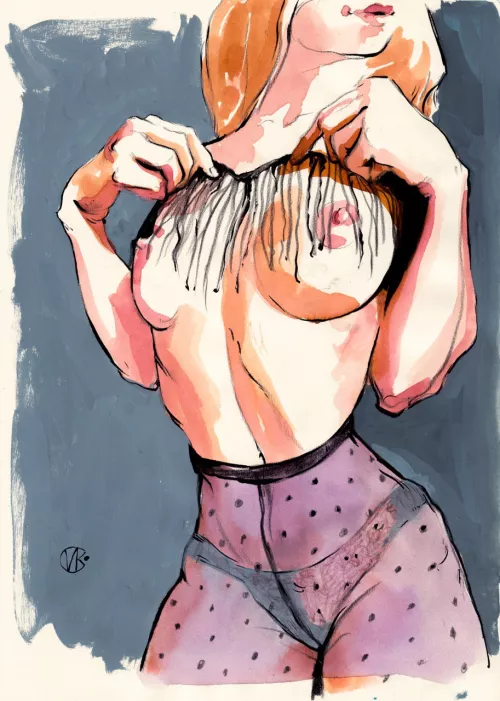 Autumn sketch #1 by valeria_ko_art