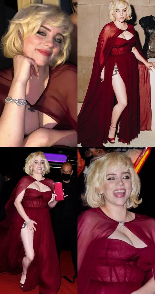 Billie Eilish Red Dress by ttemss79