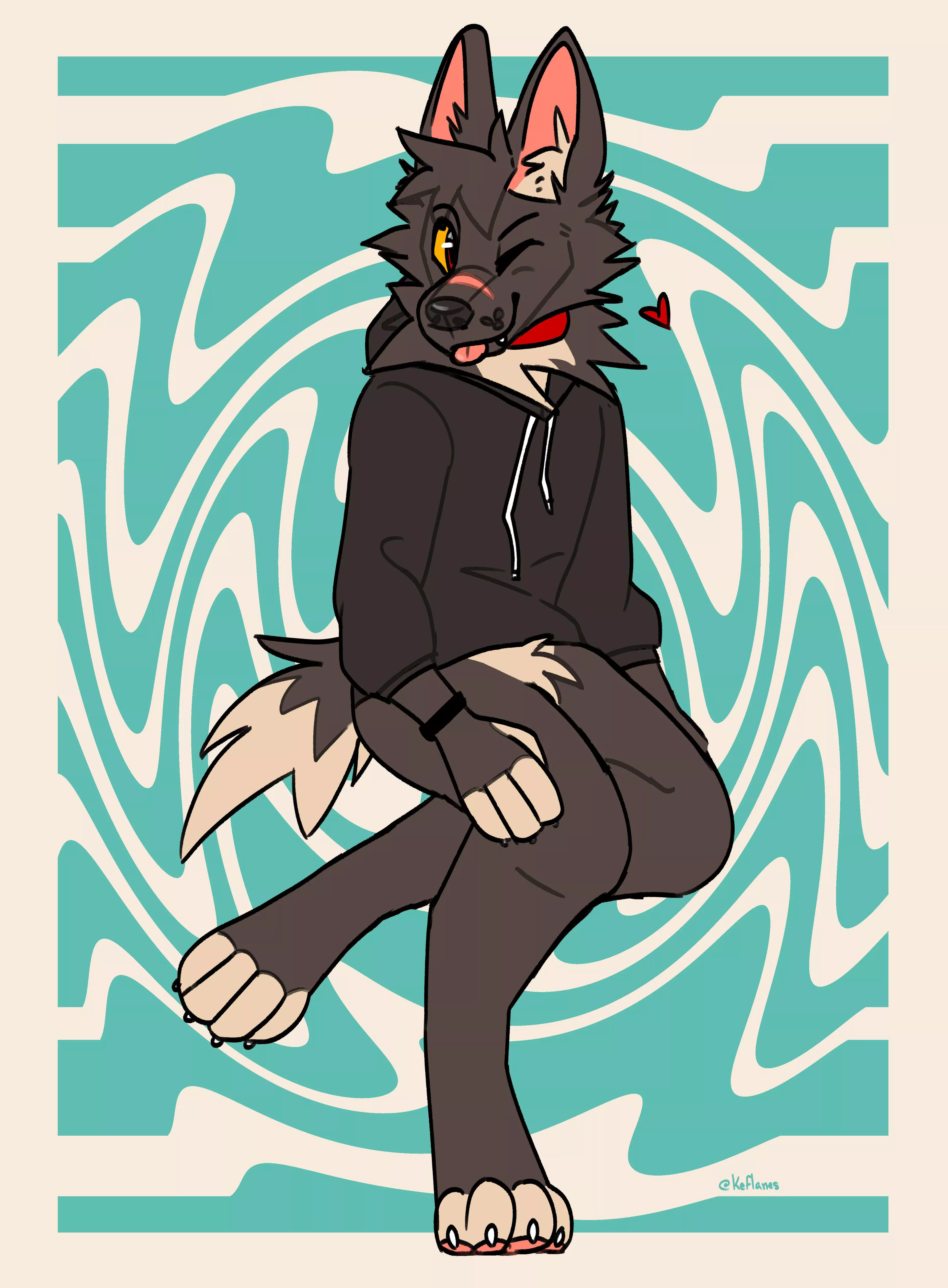 bleppy boy (@keflanes on twitter) posted by planetEve