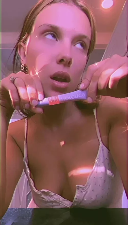 Can’t see Millie Bobby Brown without her making me so incredibly hard. by strojack23