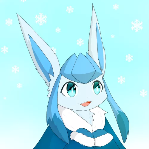 Glaceon Day by Kurosh1ro