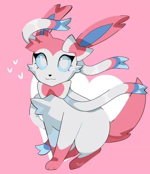 Sylveon from pokemon (aka my favorite pokemon) by tiatiawulf