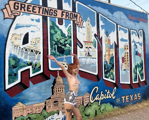 Topless in Austin hehe by Taylorcat94