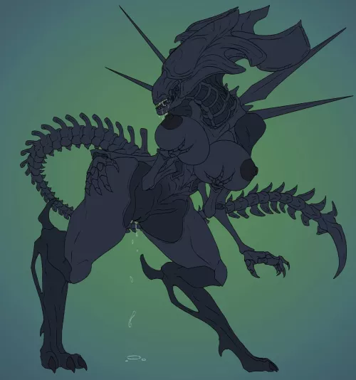 Xenoqueen by 0_Tolerain by Able_Health744