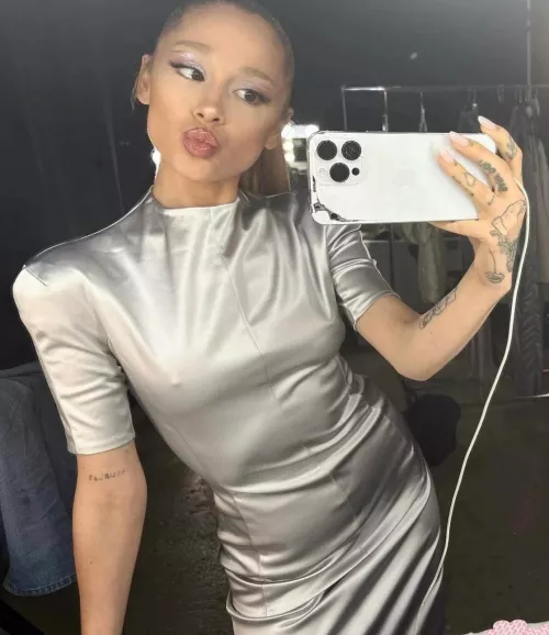 Ariana Grande Braless by Thetruthbecomes