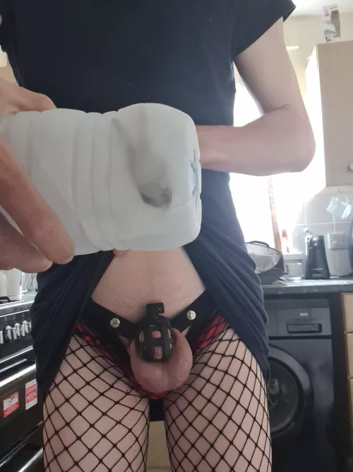 Day 8 verification which I sent to Sir. by lockedsissy1988