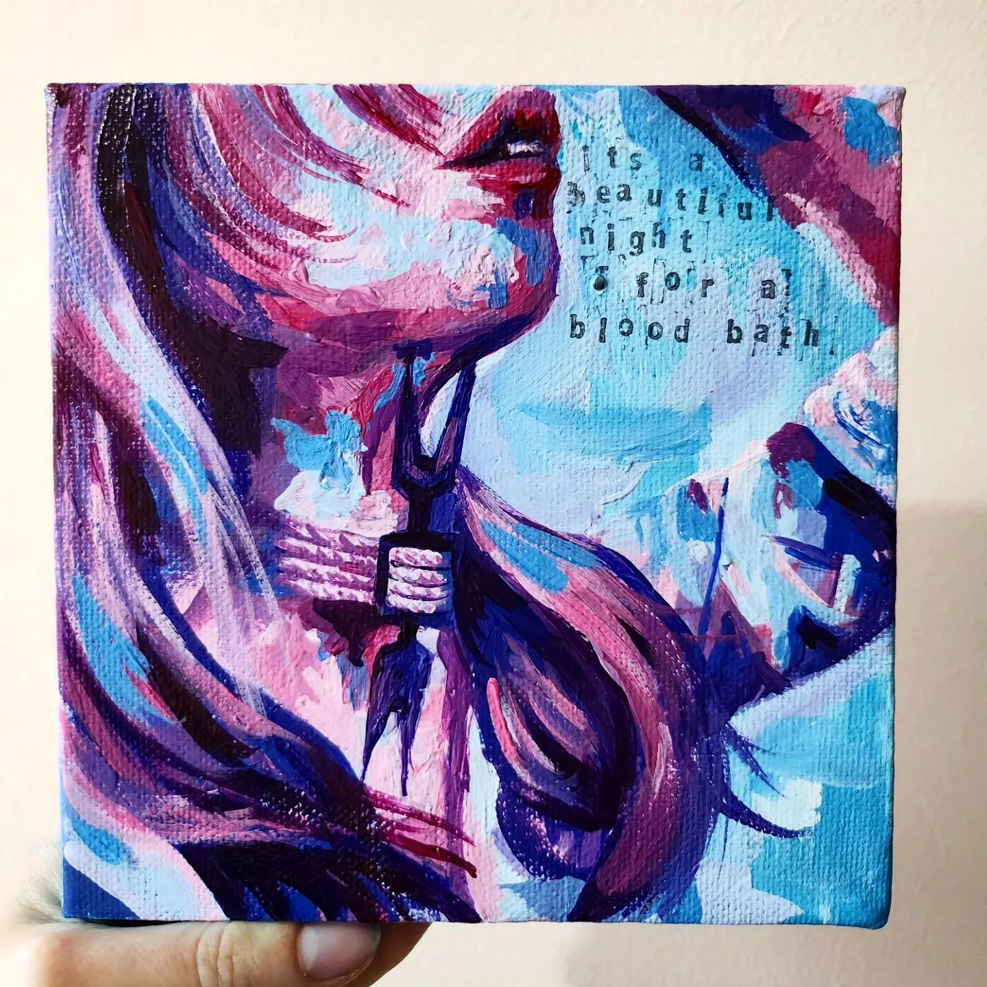 'It's a beautiful night for a bloodbath' by me posted by ham-sandwitch47