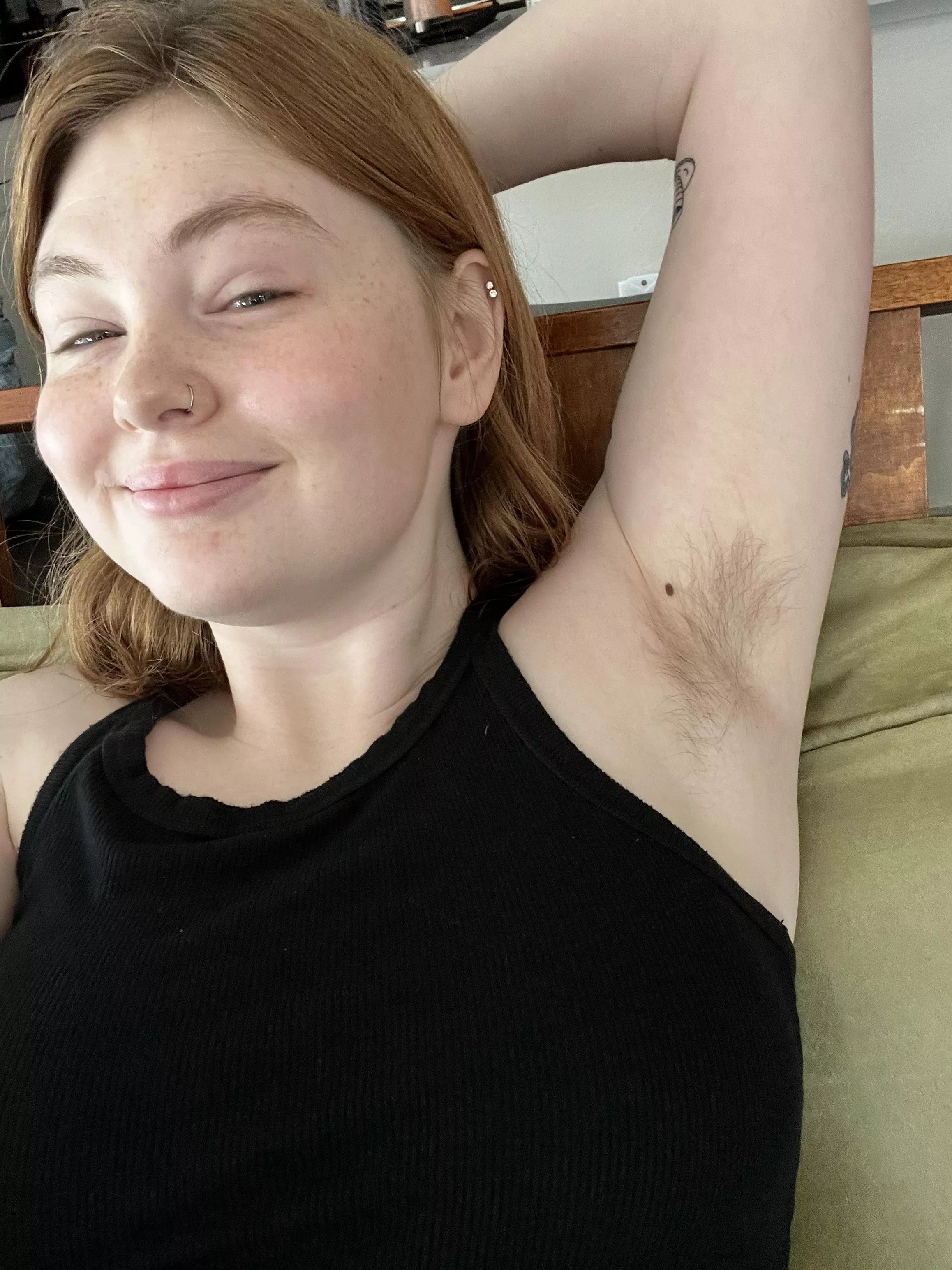 I’ve always been a little embarrassed about my mole 🖤 posted by Kaystickedoff