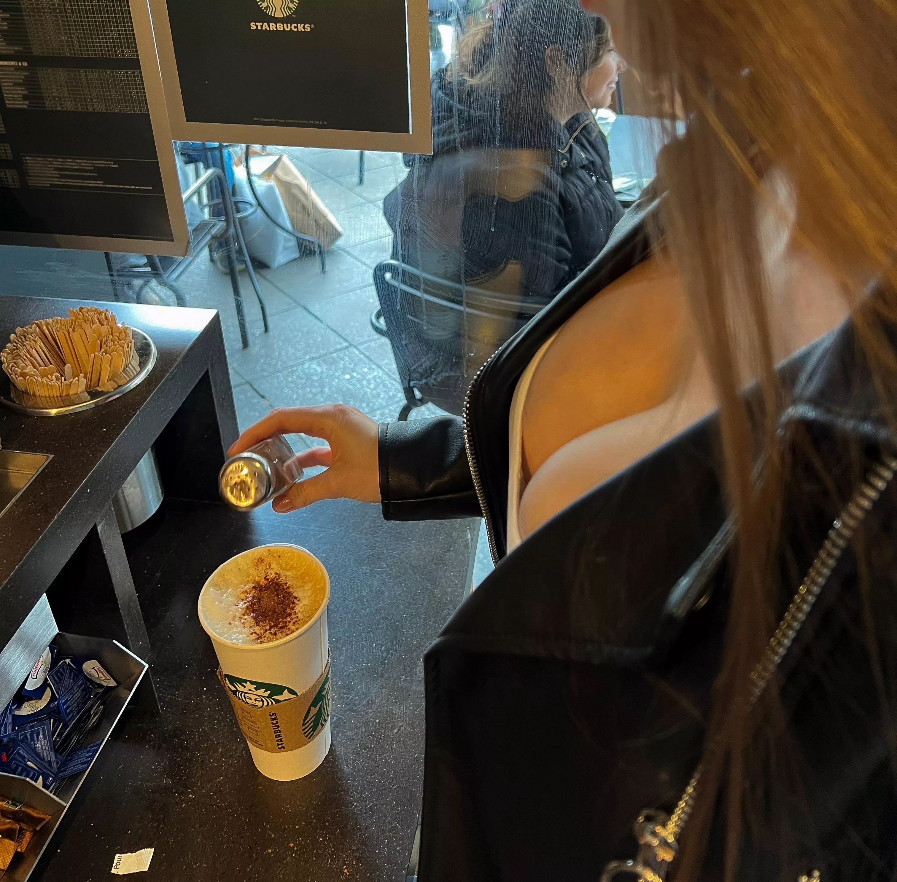 Just me (19y, petite) at Starbucks :) posted by RC2003XXX