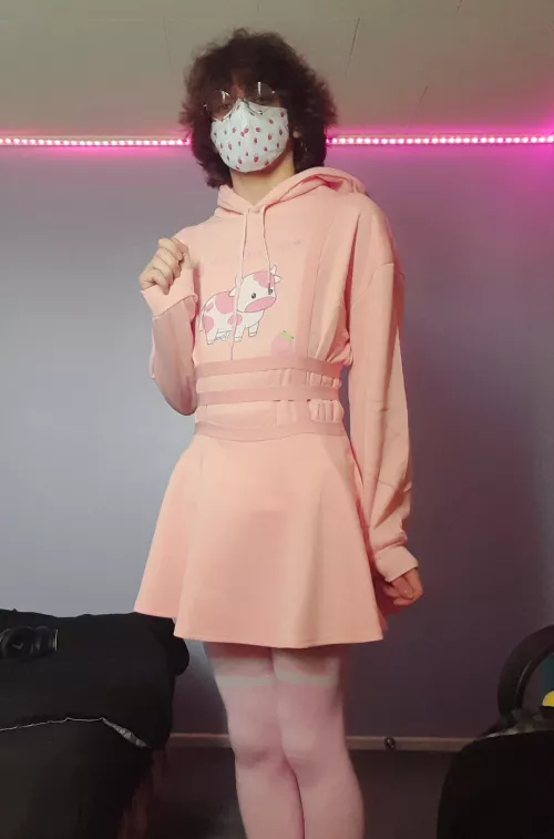 My pink clothes finally arrived today! :3 by CloverTheSpartan