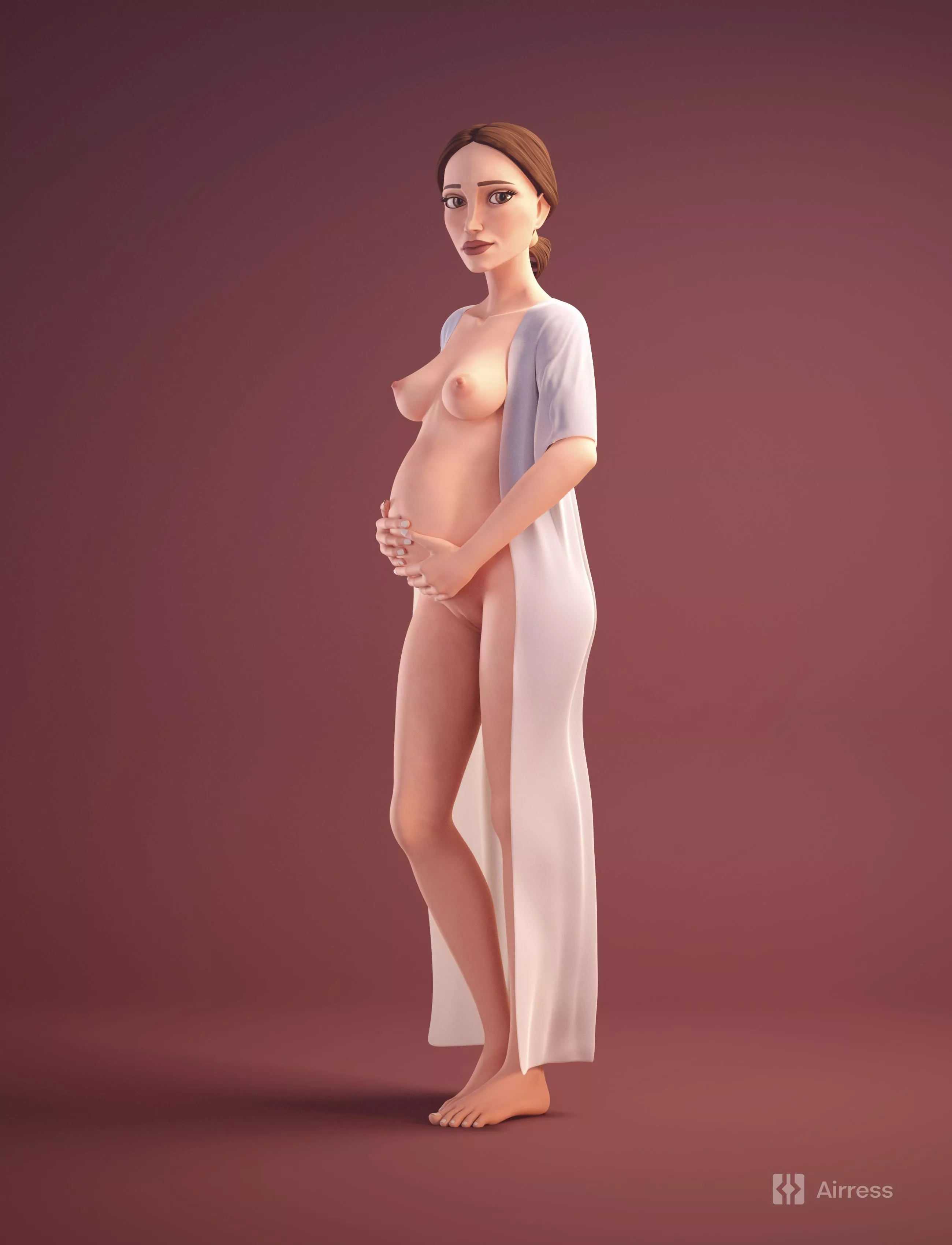 Pregnant Padme (Airress) posted by Airress3D