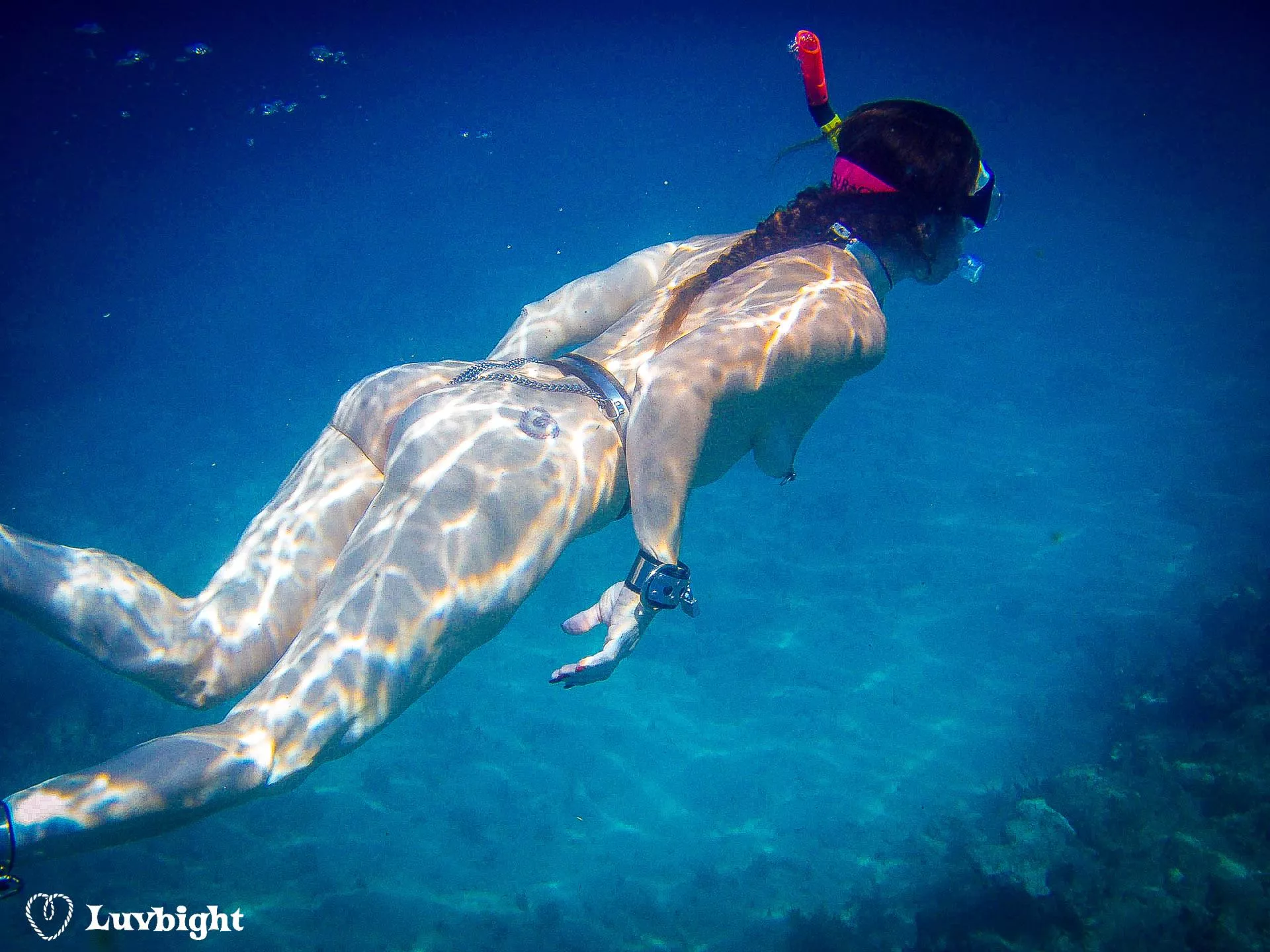 Snorkeling naked and belted in Key West (2009) posted by MickLuvbight