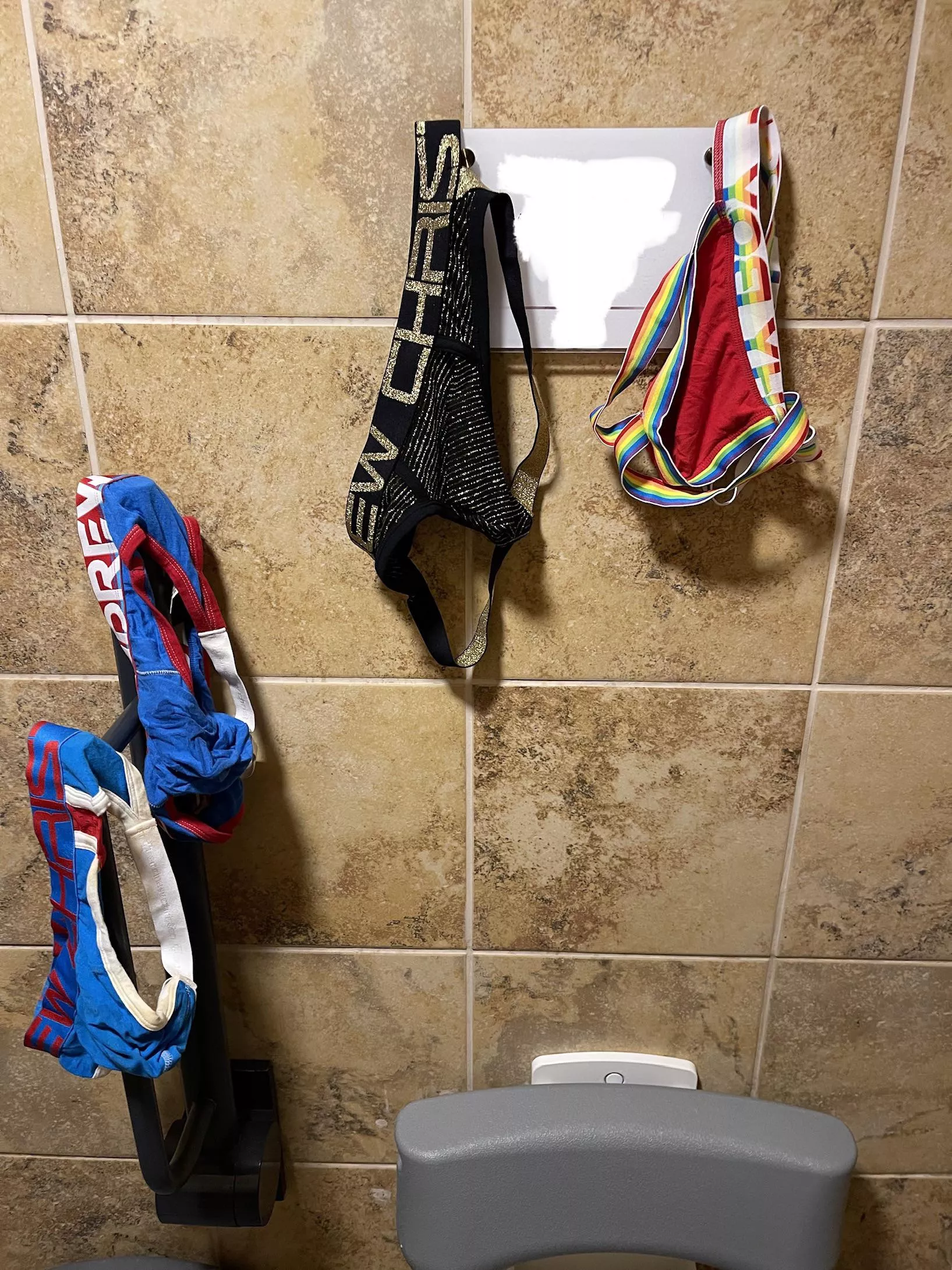 Which jockstraps should I wear to the gym today? posted by usedmenclothes